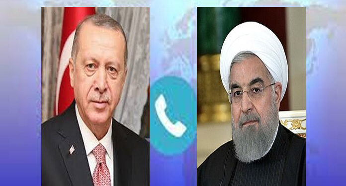 مسئلہ فلسطین، ترک و ایرانی صدور کا ٹیلی فونک رابطہ