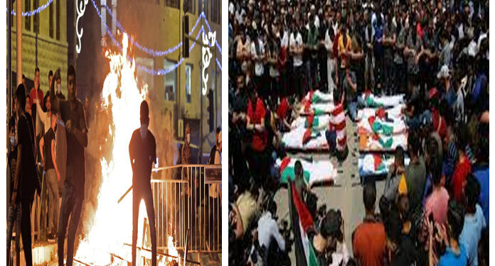 برطانیہ میں صہیونی مظالم کے خلاف عوام کا شدید رد عمل