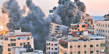 امریکہ:  اسرائیل سےغزہ میں میڈیا دفاتر کی عمارت پربمباری کا جواز طلب