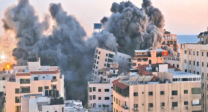 امریکہ:  اسرائیل سےغزہ میں میڈیا دفاتر کی عمارت پربمباری کا جواز طلب