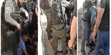 صیہونی پولیس نے سائیکل سوار فلسطینی  بچے کو گاڑی تلے کچل دیا