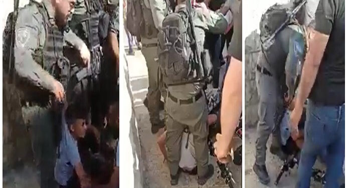 صیہونی پولیس نے سائیکل سوار فلسطینی  بچے کو گاڑی تلے کچل دیا