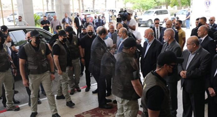 تحریک حماس کی اعلیٰ سطحی مصری  وفدسے ملاقات