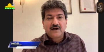 اسرائیلی دہشتگردی  کی رپورٹنگ کیلئے صحافیوں کو غزہ جانے کی اجازت دی جائے ، حامد میر