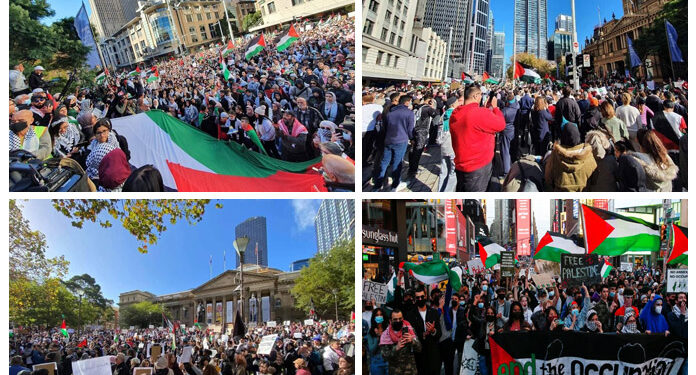 پاکستان سمیت دنیا بھر میں صیہونی دہشتگردی کےخلاف احتجاجی مظاہرے