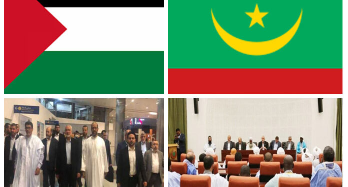 حماس وفد کی موریتانیہ آمد اور اہم شخصیات سے ملاقات