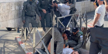 قابض فوج کی فلسطینی پر جبری نقل مکانی کیلیےتشدد اور گرفتاری