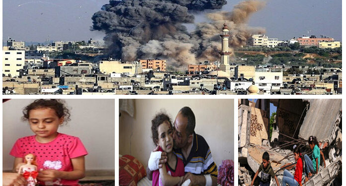 غزہ پر صہیونی بربریت نے بچوں کے چہروں سے مسکراہٹ چھین لی، اقوام متحدہ