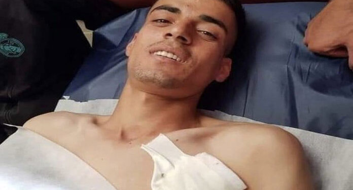 صیہونی فوج کی فائرنگ سے زخمی فلسطینی نوجوان گرفتار