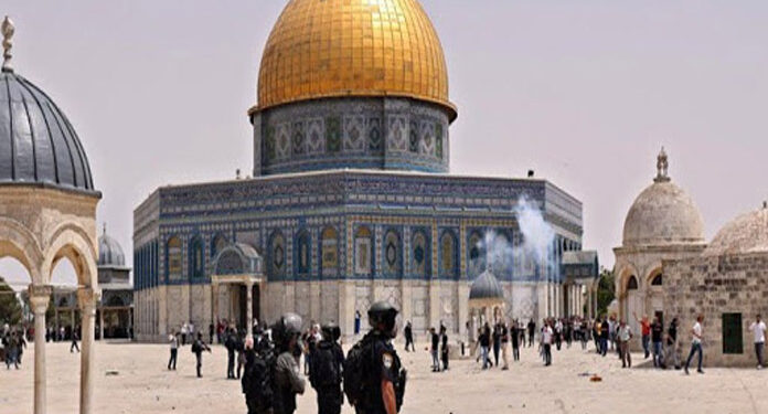 صہیونی فوج کا فلسطینی احتجاج کی کوریج پر خاتون صحافی پر تشدد