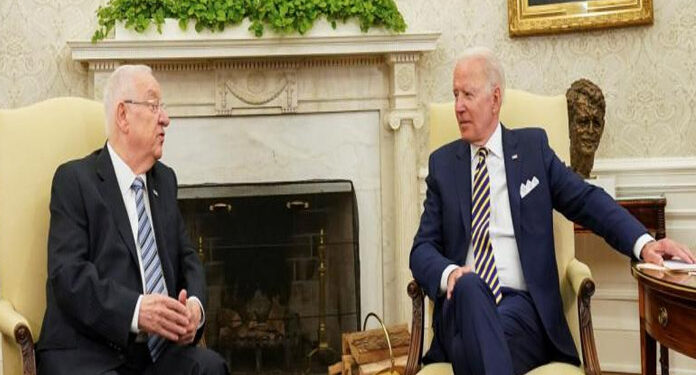 جوبائیڈن کی اسرائیلی صدر کو ایران کے خلاف سخت مؤقف کی یقین دہانی