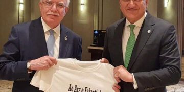 وزیرخارجہ شاہ محمود قریشی کی فلسطینی ہم منصب سے ملاقات، اہم امور پر تبادلہ خیال