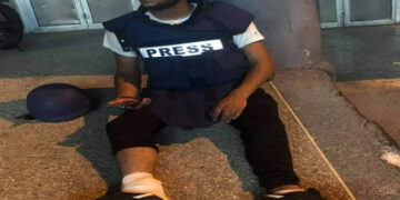 مقبوضہ فلسطین میں صہیونی فوج کی فائرنگ سے صحافی زخمی