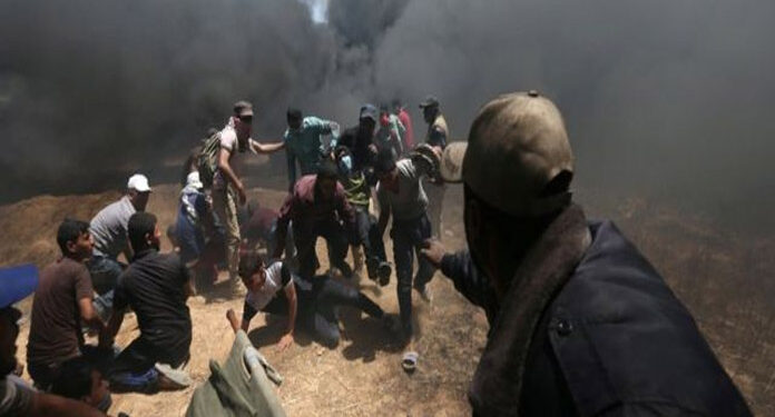 اسرائیلی فوج اور فلسطینیوں کے درمیان جھڑپیں، 37 فلسطینی شدید زخمی
