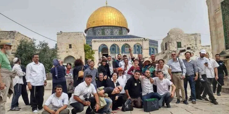 شرپسند صیہونی آبادکاروں کا مسجد اقصیٰ پر دھاوا،بے حرمتی کا سلسلہ جاری