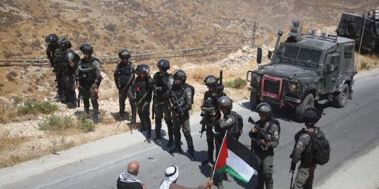 گذشتہ ماہ صیہونی فوج نے سات فلسطینیوں کو شہید کیا