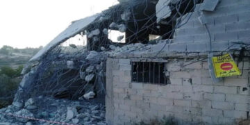 صہیونی بلدیہ نے زیر تعمیر فلسطینی گھر مسمار کر دیا