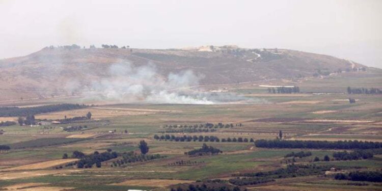 اسرائیل کی لبنان پر گولہ باری