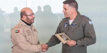 اماراتی فضائیہ کے کمانڈر کا دوطرفہ تعاون کے فروغ کیلیے دورہ اسرائیل