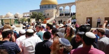 صہیونی آباد کاروں کا مسجد اقصٰی پر دھاوا