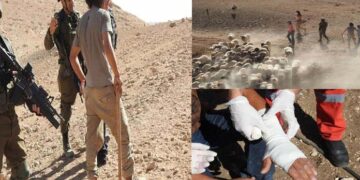 صہیونی شرپسند عناصر کا فلسطینیوں اور انکی گاڑیوں پر سنگ باری