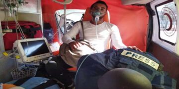 فلسطینی مظاہرے کی کوریج کے دوران صہیونی فوج کا صحافیوں پرحملہ