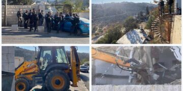 اسرائیلی جیل میں قید فلسطینی کا گھرمسمار