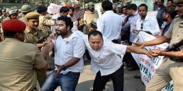 مقبوضہ کشمیر میں سی پی جے کا صحافیوں کے حق میں احتجاج