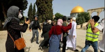 مسجد اقصٰی پر صہیونی شر پسندوں کے دھاوےجاری