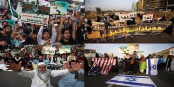 مقبوضہ مغربی کنارے میں اسرائیلی مظالم کے خلاف کراچی میں احتجاجی مظاہرہ