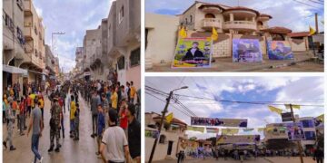 اسرائیلی جیل سے رہائی پانے والےغزہ کے شہری کا استقبال