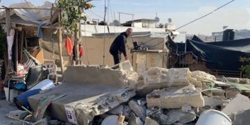 صہیونی بلدیہ کی فلسطینی گھر کی مسماری کے بعد بہانے سے جرمانہ عائد کر نے کی سازش