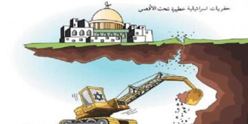 مقبوضہ بیت المقدس: صہیونی فوج کی  باب الحدید میں کھدائی کی مہم