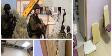 قابض ریاست میں  فلسطینی اسکول مسمار،  اساتذہ اور طلبہ کو  گرفتار کرلیا