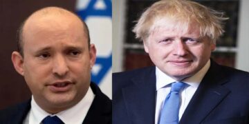 صہیونی وزیر اعظم کا اپنے برطانوی ہم منصب سے ٹیلی فونک رابطہ