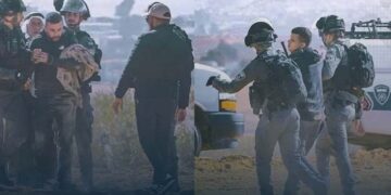 مقبوضہ فلسطین میں صہیونی پولیس  کی پر تشدد کارروائی میں خواتین بھی گرفتار