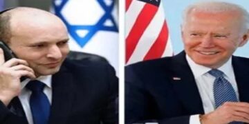 صہیونی وزیر اعظم اور صدر جوبائیڈن کا ٹیلی فونک رابطہ