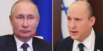 صہیونی وزیر اعظم کاروسی صدر سے طویل ٹیلی فونک رابطہ