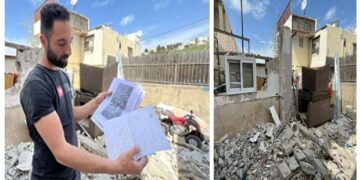 قابض صہیونی ریاست میں فلسطینی اپنے گھرکی مسماری پر مجبور