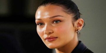 فلسطینی نژاد امریکی ماڈل کا اسرائیلی مظالم کے خلاف فلسطینیوں سے اظہار یکجہتی