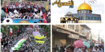 عالمی یوم القدس: ایران میں فلسطینیوں کی حمایت میں بھرپورریلیاں  