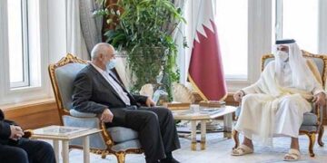 قطر: تحریک حماس کے وفد کی الشیخ حمد بن خلیفہ آل ثانی سے ملاقات