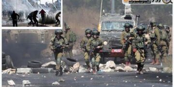 صہیونی ریاست اسرائیل میں فلسطینیوں اورقابض فوج کے مابین جھڑپوں کا سلسلہ جاری
