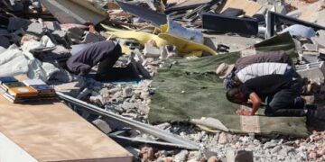 مقبوضہ فلسطین: صہیونی فوج نے زیر تعمیر مسجد شہید کردی