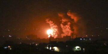 غزہ پراسرائیلی جنگی طیاروں کی پروازیں، کیمیکل پلانٹ تباہ کردیا