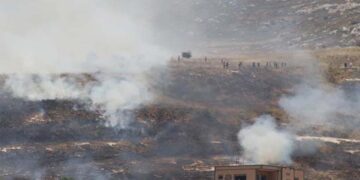 شرپسند صہیونی آبادکاروں نے فلسطینی اراضی پر آگ بھڑکادی