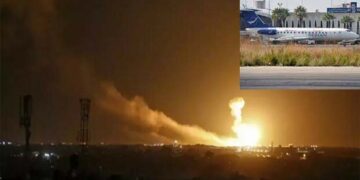 صہیونی  فضائیہ کا شامی ائیر پورٹ پر حملہ، پروازیں معطل