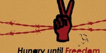 فلسطینی قیدیوں کے حق میں دیگر اسیران کی اجتماعی بھوک ہڑتال