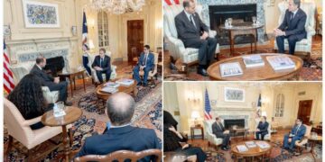 شہید فلسطینی خاتون صحافی کے اہلخانہ کی امریکی سیکریٹری خارجہ سے ملاقات