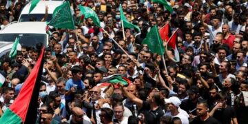 صیہونی دہشتگردی کا شکار فلسطینی شہداء کو سپردخاک کر دیاگیا